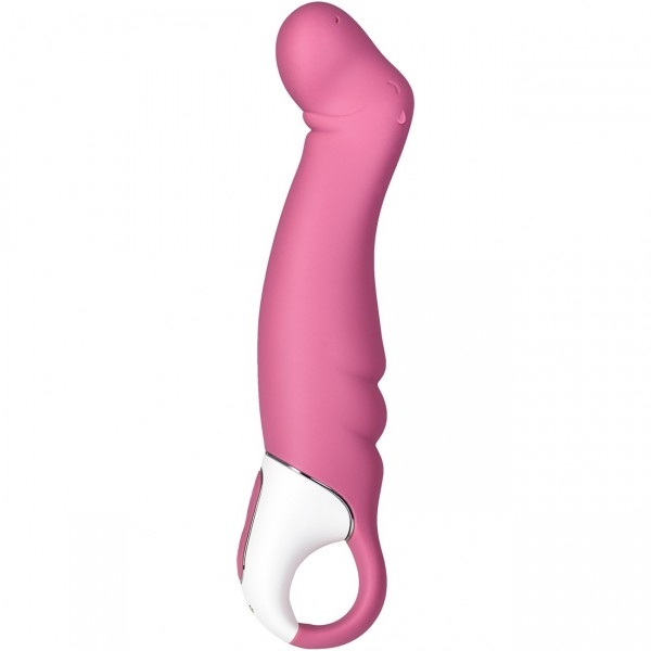 Вибратор "Satisfyer Petting Hippo" в виде бегемотика, розовый 