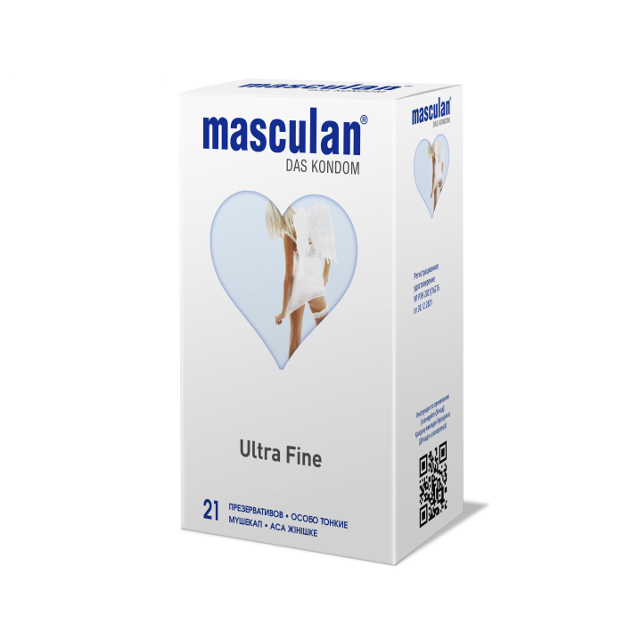 Презервативы "Masculan Ultra Fine" особо тонкие, 21шт 