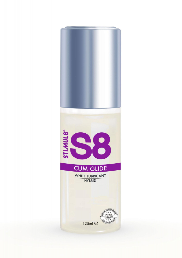 Гель на водно-силиконовой основе "Stimul 8 Cum Glide" имитация спермы, 125ml 